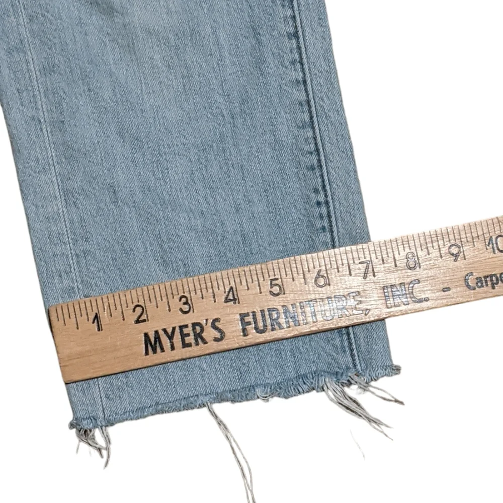 Madewell The perfect summer C2819 Light wash high rise mom cotton jean size 27